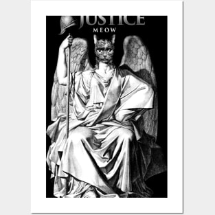 Justice Meow! Posters and Art